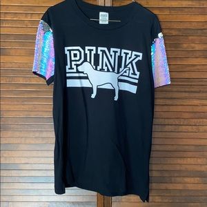 Victoria’s Secret Pink Sequin Tee